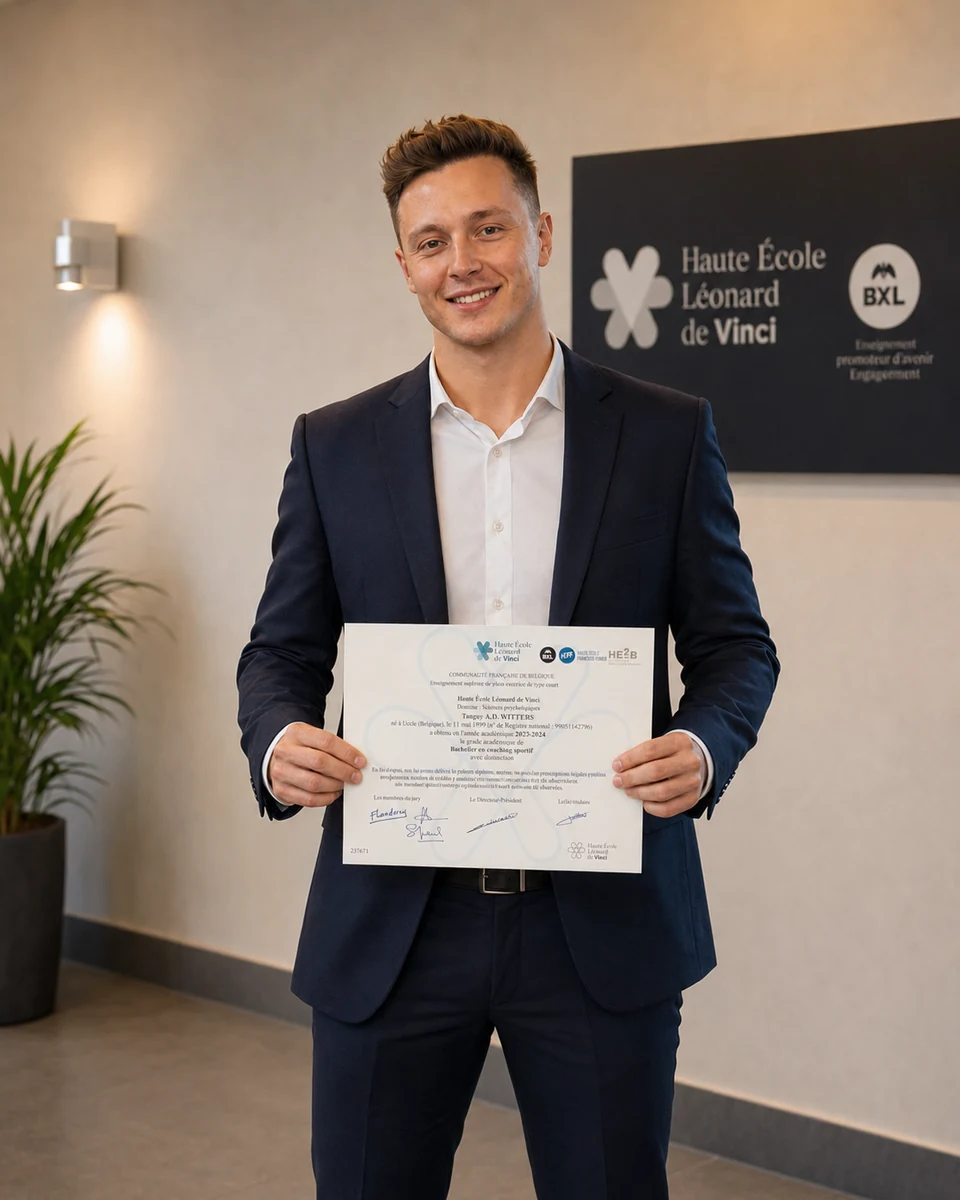Tanguy, diplômé d'un Bachelier en Coaching Sportif